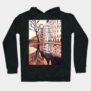 Watercolor - london view Hoodie